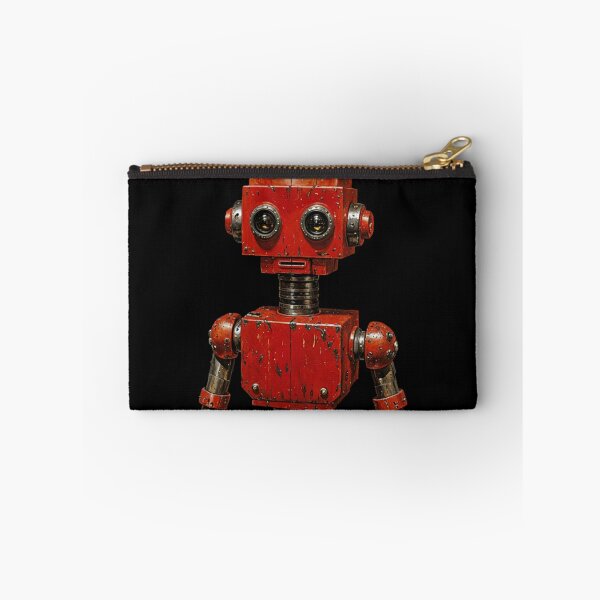 Item preview, Red Oily Robot Worker Sci-Fi designed and sold by Static-Fractal.