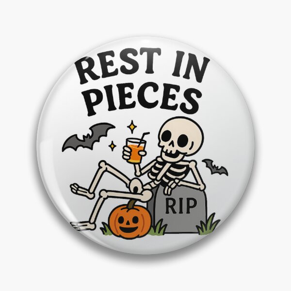 Item preview, Cute Cartoon Skeleton Lounging on Tombstone T-Shirt - Fun Halloween Design designed and sold by PrintCreations9.