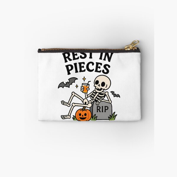 Item preview, Cute Cartoon Skeleton Lounging on Tombstone T-Shirt - Fun Halloween Design designed and sold by PrintCreations9.