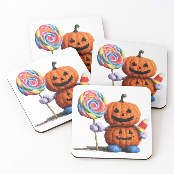 Item preview, Kawaii Pumpkin Boy with Candy Corn T-Shirt and Sticker designed and sold by BBackdesign.