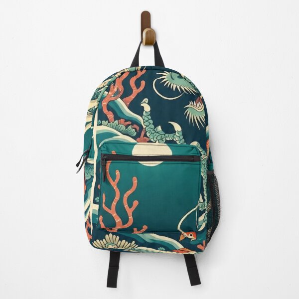 Item preview, Indigo Sea Dragon – Vintage Japanese Ukiyo-e Fantasy designed and sold by Vandy Fullam.