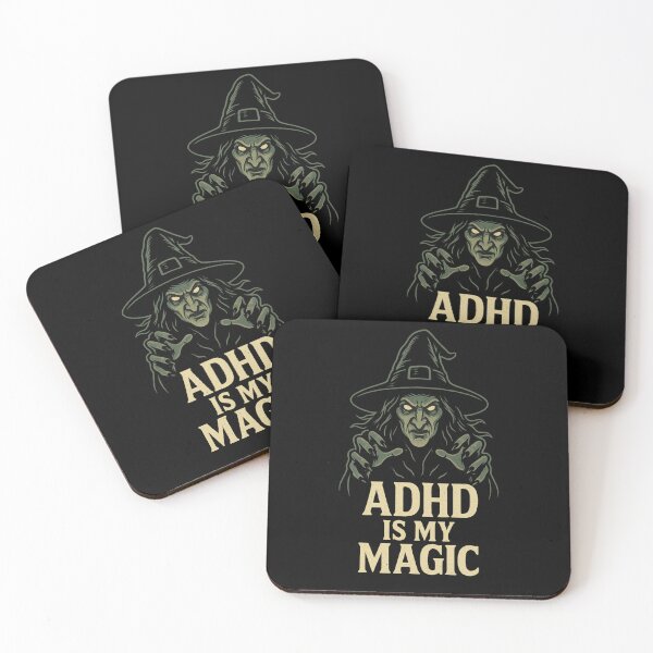 Item preview, ADHD Witch – My Magic Superpower in Vintage Horror Cartoon Style designed and sold by Meandmyshop.