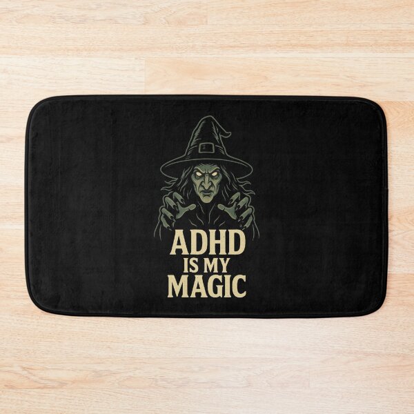 Item preview, ADHD Witch – My Magic Superpower in Vintage Horror Cartoon Style designed and sold by Meandmyshop.