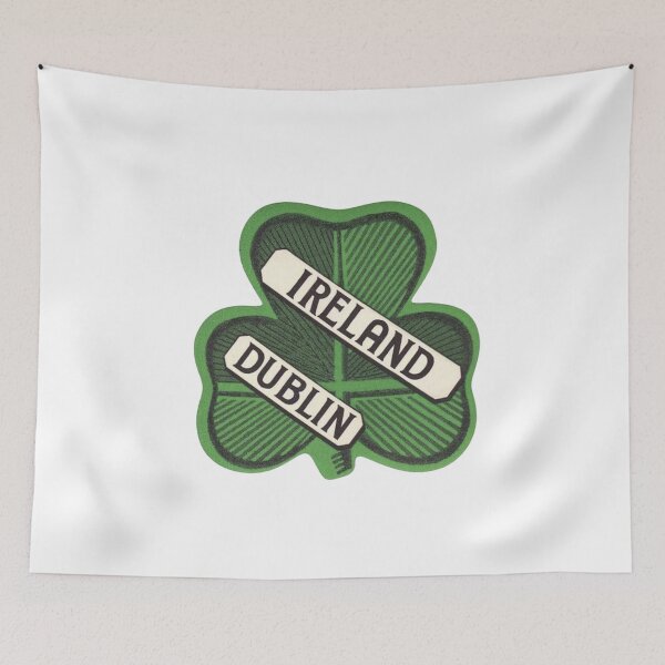 Item preview, Vintage Dublin, Ireland Shamrock designed and sold by QuayTradingCo.