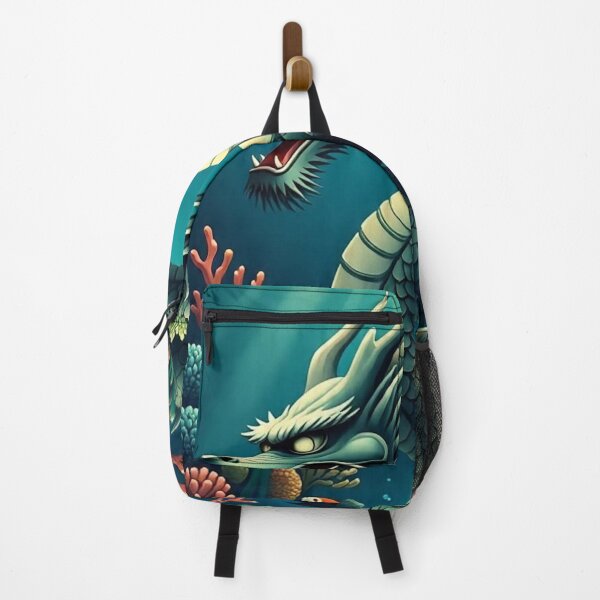 Item preview, Ocean Depths Dragon – Traditional Japanese Myth Print designed and sold by Vandy Fullam.
