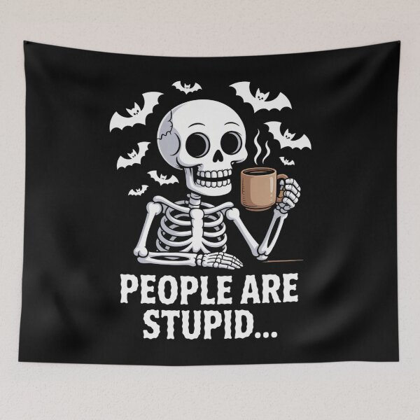 Item preview, Funny Skeleton Halloween Joke Sayings designed and sold by aidenpier.