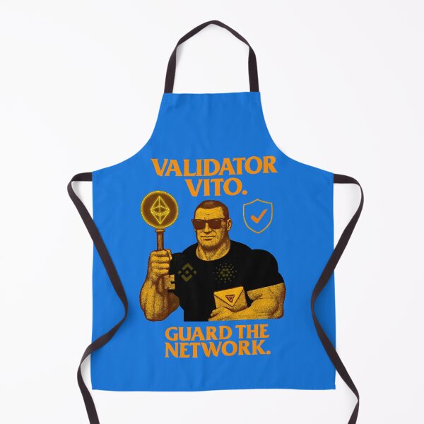 Item preview, "Validator Vito – Guard the Network" Blockchain Security Design designed and sold by BitCrop.