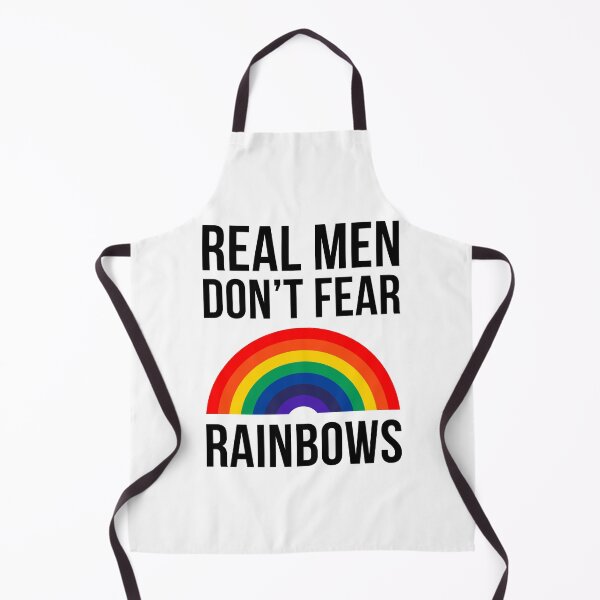 Item preview, Real men don’t fear rainbows designed and sold by Rachel the Artist .