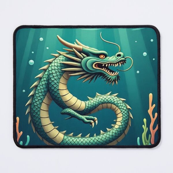 Item preview, Pearl Guardian Dragon – Japanese Undersea Ukiyo-e Design designed and sold by Vandy Fullam.