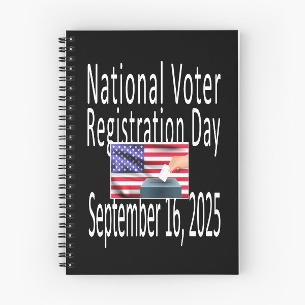 Item preview, National Voter Registration Day 2025 designed and sold by MauveMoves.