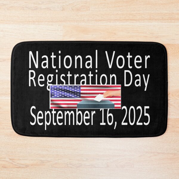 Item preview, National Voter Registration Day 2025 designed and sold by MauveMoves.