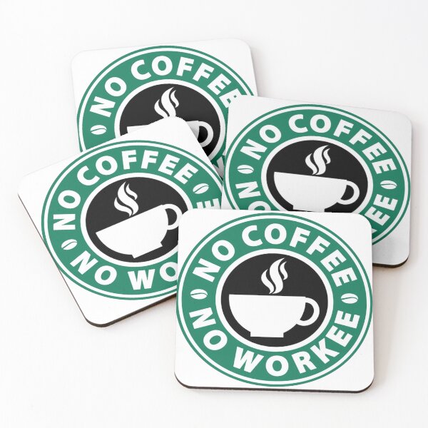 Item preview, No Coffee No workee - funny designed and sold by PIXEL POP DESIGNS - Beyond the Norm!.