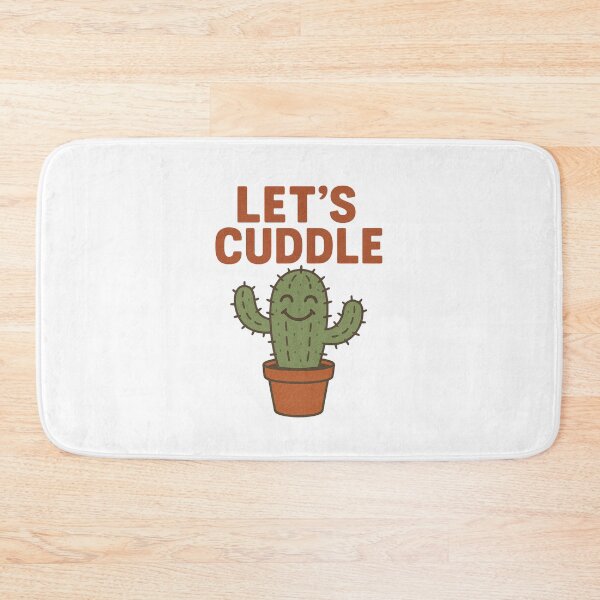 Item preview, Let’s Cuddle – Cute Smiling Cactus Vintage Retro T-Shirt designed and sold by ArtistSupplyLab.
