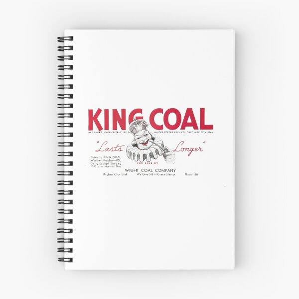 Item preview, Vintage King Coal - Lasts Longer - Wight Coal Company - Brigham City, Utah designed and sold by QuayTradingCo.