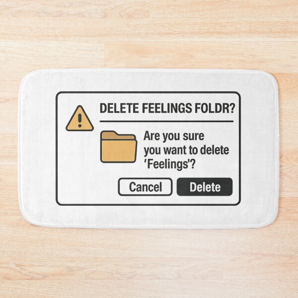 Item preview, Delete Feelings Foldr designed and sold by PlanetBoi.