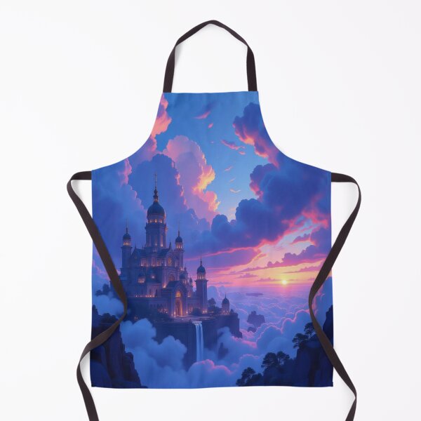 Item preview, Castle of Dreams – sunset meets fantasy architecture & mystic mountain glow designed and sold by FotoworldEdel.