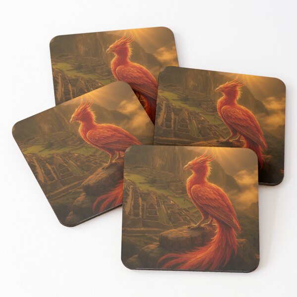 Item preview, Phoenix over Machu Picchu in the mystical light designed and sold by BreakingWorse.
