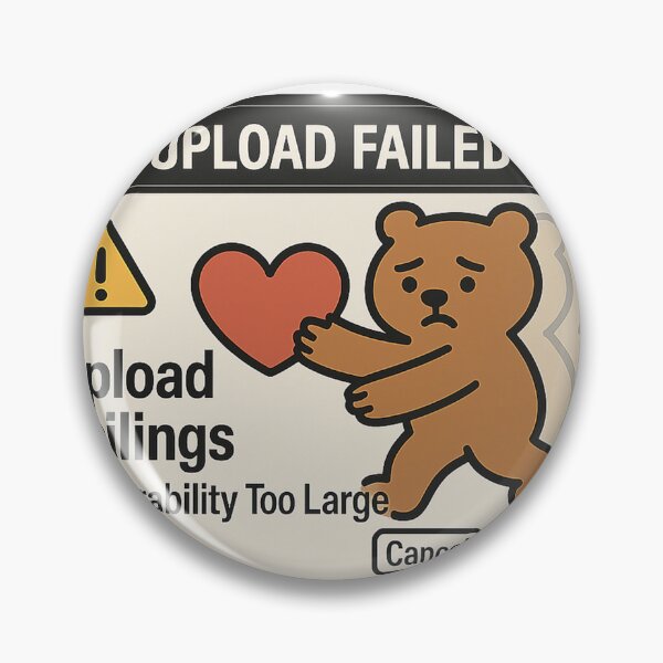 Item preview, Upload Failed: Vulnerability Too Large designed and sold by PlanetBoi.