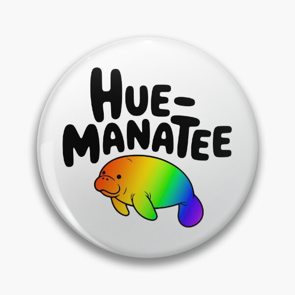 Artikelvorschau, Hue Manatee! Süßes Mantee-Wortspiel entworfen und verkauft von PMCreative.