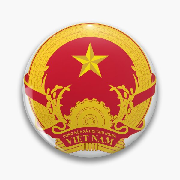Artikelvorschau, nationales Emblem Siegel von Vietnam, Vietnam entworfen und verkauft von ak7sailor.