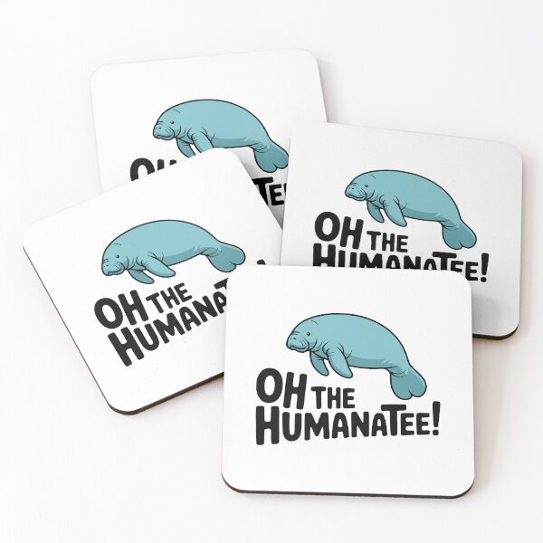 Item preview, Oh The Humanatee! Cute Manatee Pun designed and sold by PMCreative.