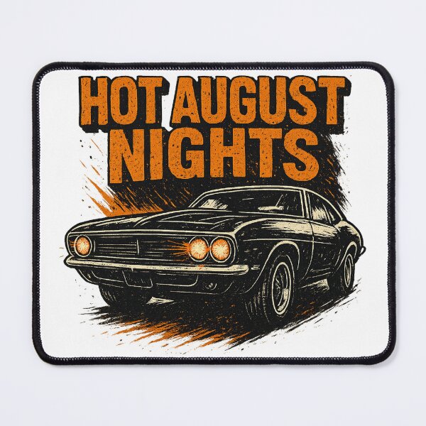 Item preview, Hot August Nights Muscle Car Retro Vintage Art designed and sold by Abidel.