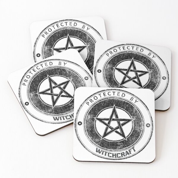 Item preview, Protected by Witchcraft Seal – Distressed Pentacle Protection Sigil Wicca Pagan Occult Design designed and sold by StickerHavenn.