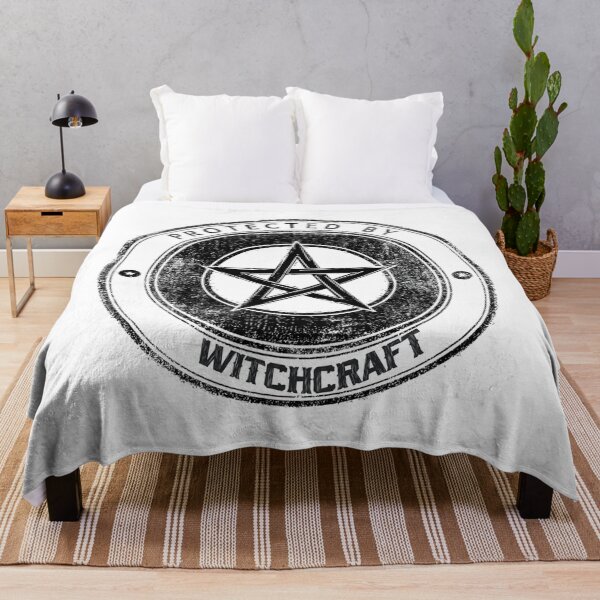 Item preview, Protected by Witchcraft Seal – Distressed Pentacle Protection Sigil Wicca Pagan Occult Design designed and sold by StickerHavenn.