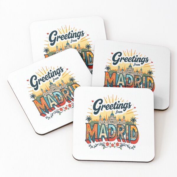 Item preview, Greetings from Madrid designed and sold by ZoneVibe.