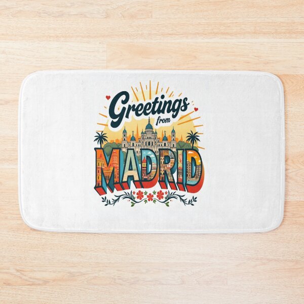 Item preview, Greetings from Madrid designed and sold by ZoneVibe.