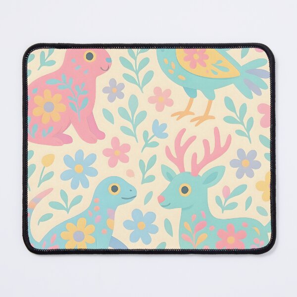 Item preview, Alebrijes and Flowers Seamless Pattern designed and sold by edleon.