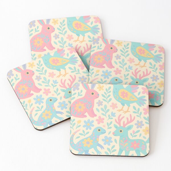 Item preview, Alebrijes and Flowers Seamless Pattern designed and sold by edleon.