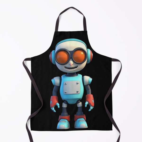 Item preview, Funny Cartoon Robot Kids Sci-Fi designed and sold by Static-Fractal.