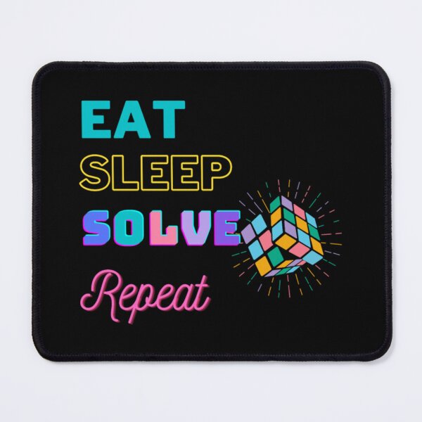 Item preview, Rubik eat sleep solve repeat designed and sold by longshirtdn.