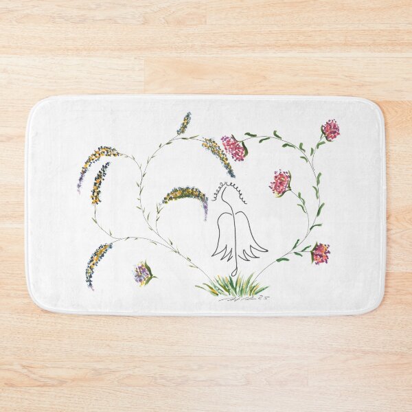Item preview, Flower Heart & Angel, Blumenherz mit Engel designed and sold by Anke‘s Bazaar.