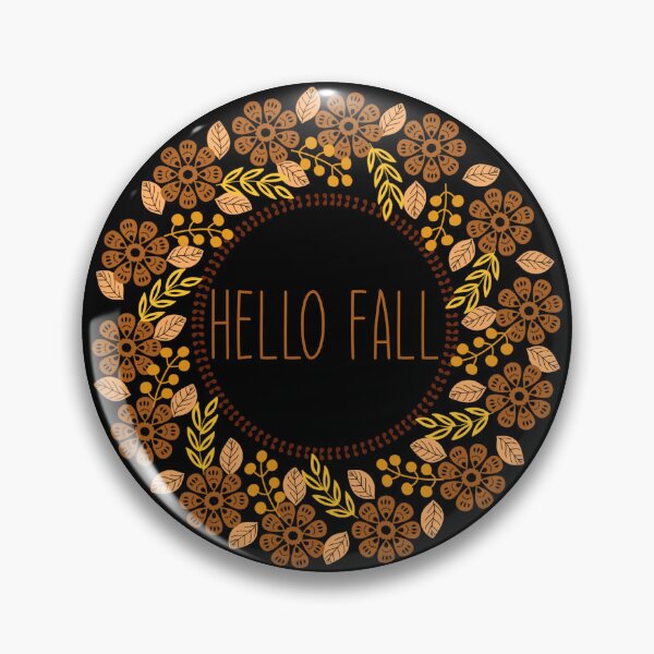 Item preview, Hello Fall Flower Wreath  designed and sold by BeYOUtifulFaith.