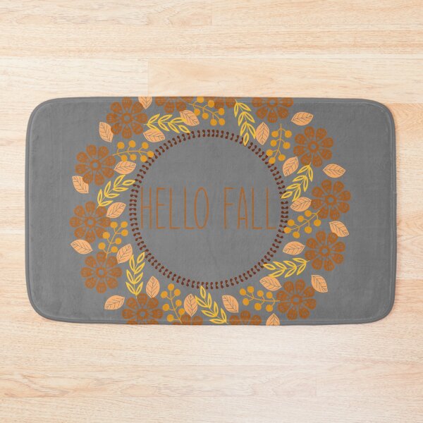 Item preview, Hello Fall Flower Wreath  designed and sold by BeYOUtifulFaith.