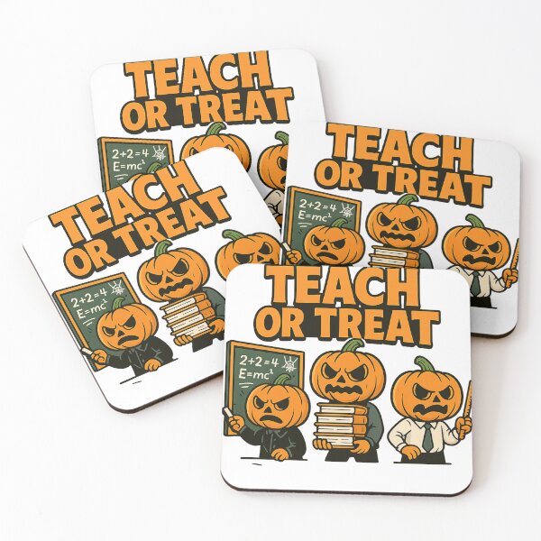 Item preview, Teach or Treat – Funny Halloween Teacher Pumpkins designed and sold by WinkWild.