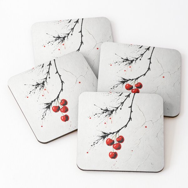 Item preview, Minimalist Cherries, Ai Generated Art  designed and sold by ACC .