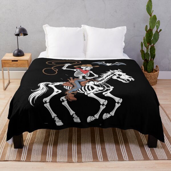 Item preview, Halloween Cowboy Horse Skeleton Cool Scary designed and sold by savrmiller.