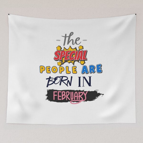 Item preview,  Special People are born in February designed and sold by ULTRAMAX_DESIGN.