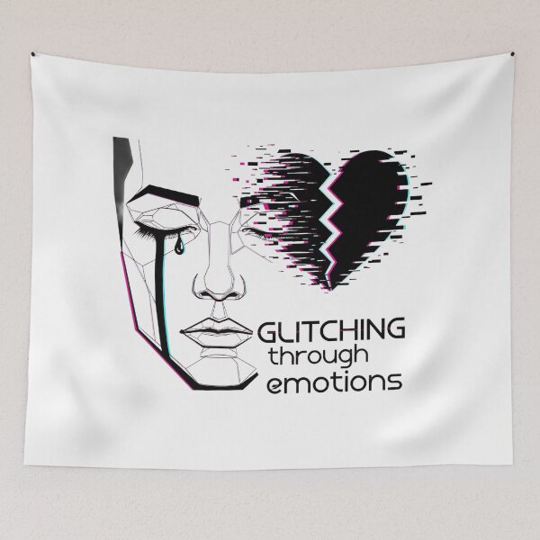 Item preview, Glitching through emotions designed and sold by Amadijoy.