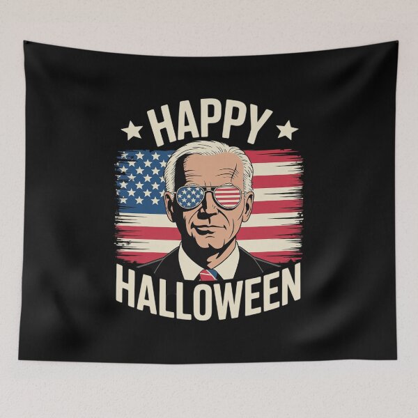 Item preview, Joe Biden 4th Of July Happy Halloween American US Flag  designed and sold by Charidana.
