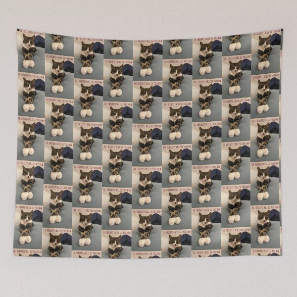 Item preview, The Therapist Will See You Now designed and sold by BooksMyCatsStol.