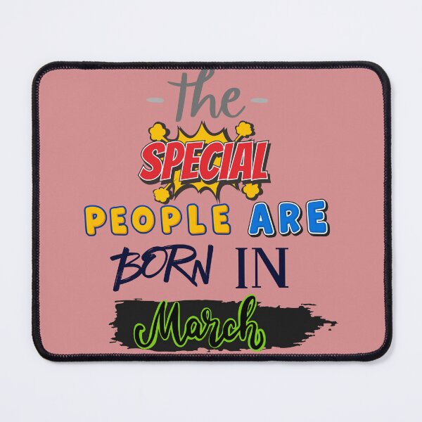 Item preview, Special People are born in March designed and sold by ULTRAMAX_DESIGN.