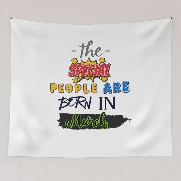 Item preview, Special People are born in March designed and sold by ULTRAMAX_DESIGN.
