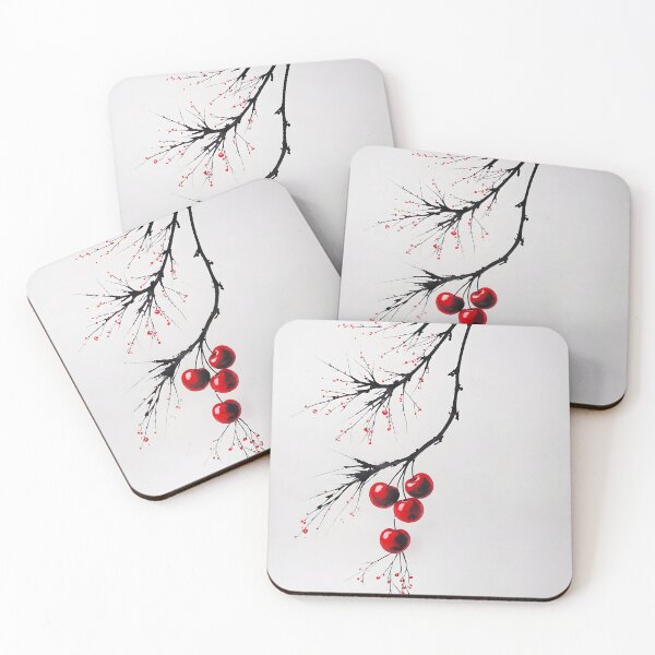 Item preview, Minimalist Cherries, Ai Generated Art  designed and sold by ACC .