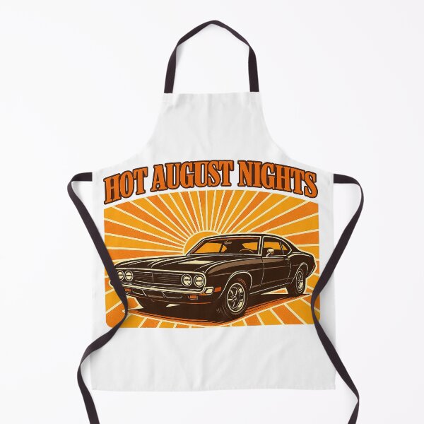 Item preview, Hot August Nights Retro Muscle Car Sunburst Poster designed and sold by Abidel.