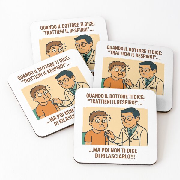 Item preview, Meme Divertente Dottore – Trattenere il Respiro – Humor Italiano designed and sold by Design by Anthony .