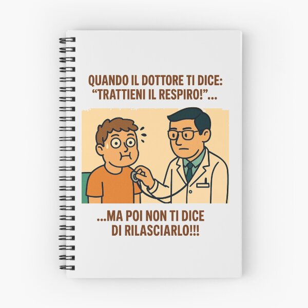 Item preview, Meme Divertente Dottore – Trattenere il Respiro – Humor Italiano designed and sold by Design by Anthony .